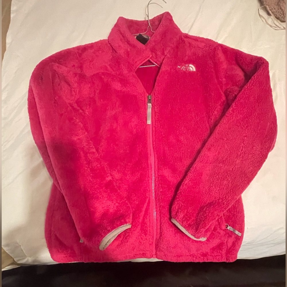 Pink North Face jacket